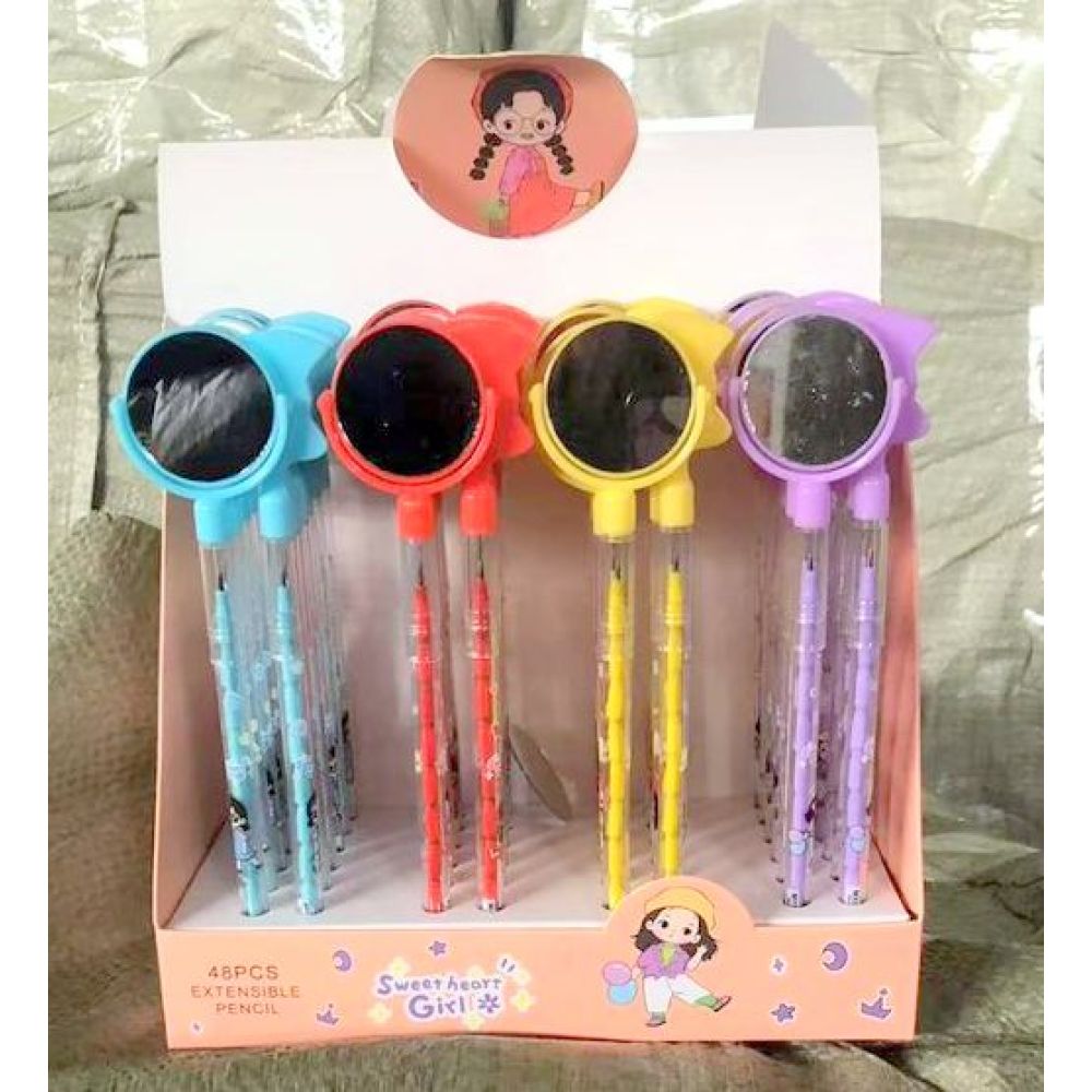 Push Pencil Second Comb with Mirror Zar Pkg