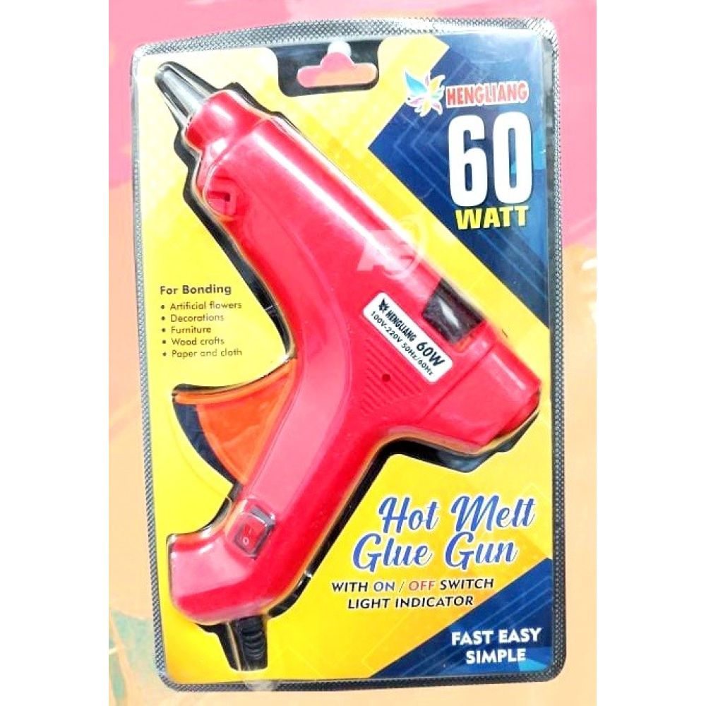 GlueGun 60 Watt Button & Indicator Blister Pkg