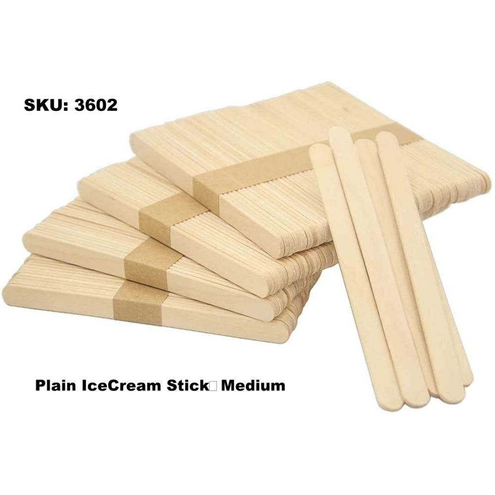 Plain IceCream Stick Medium	Opp Pkg