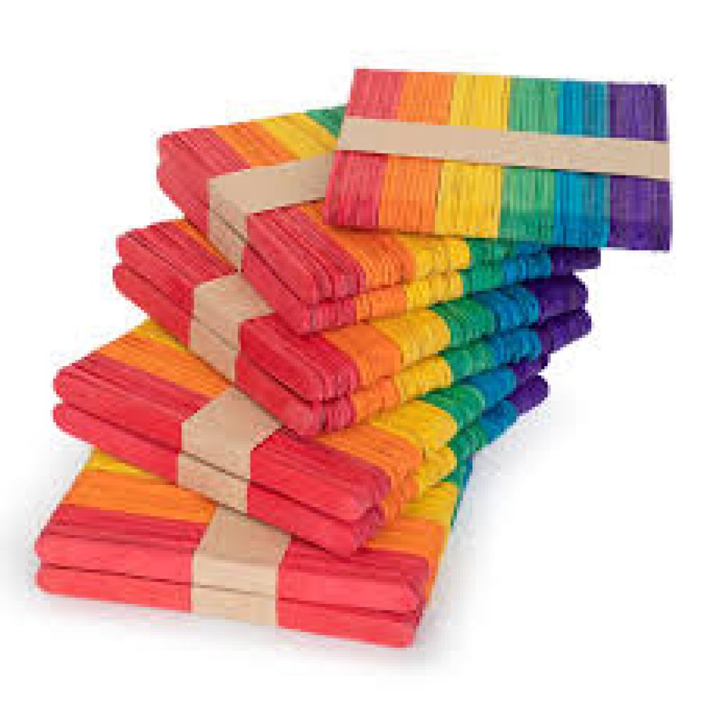 Colour IceCream Stick Small Opp Pkg