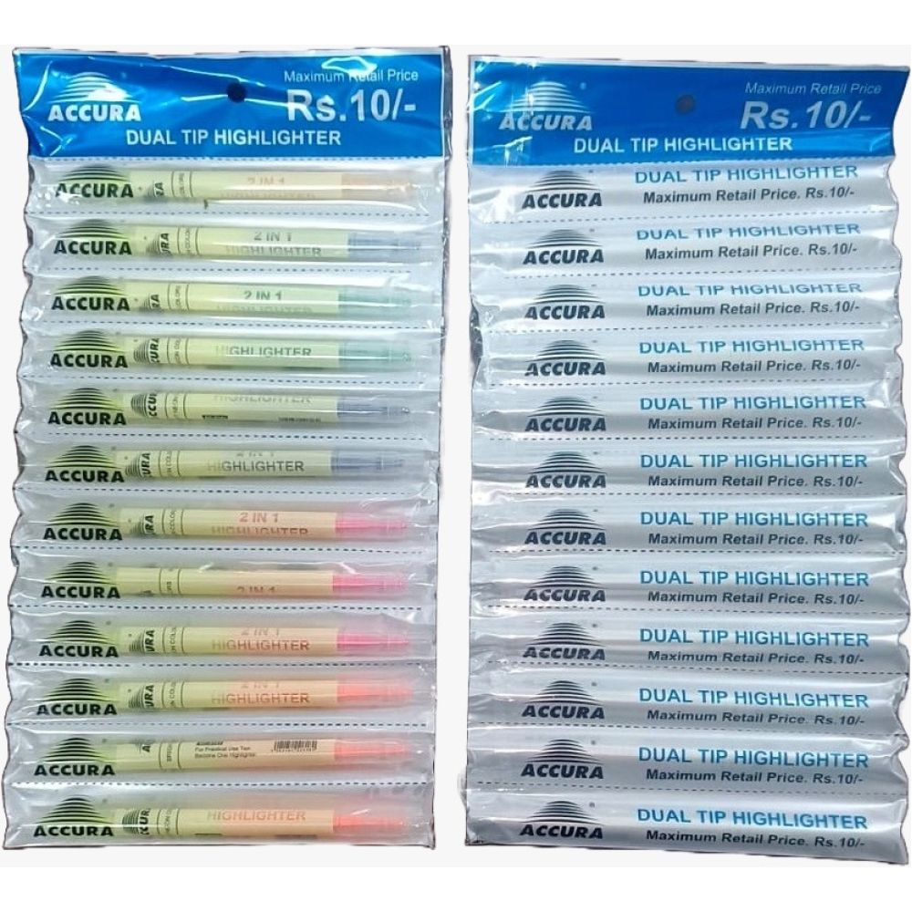 Highlighter Dual Tip/OHP-AC-8181/ MRP-10	Hanger Pkg