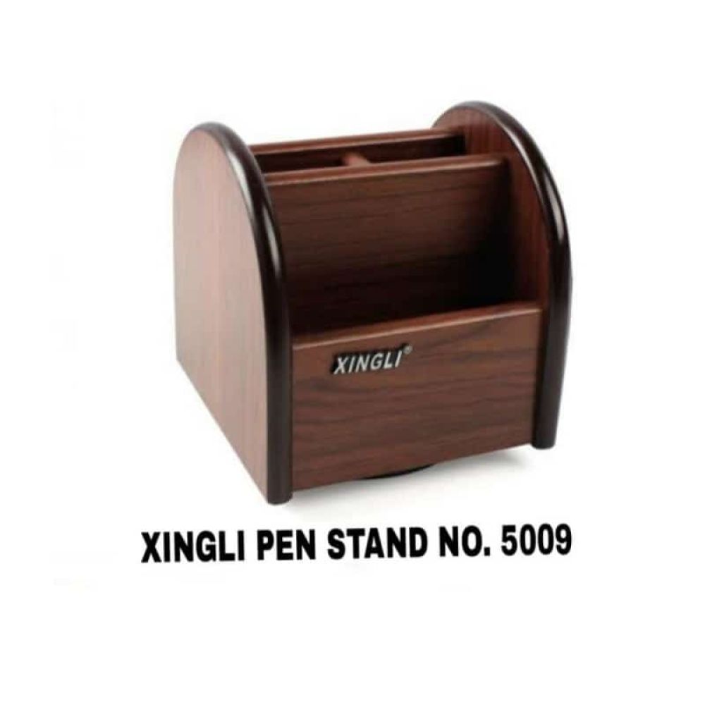 PEN STAND Wooden XL-5009 125x125x125 Box Pkg