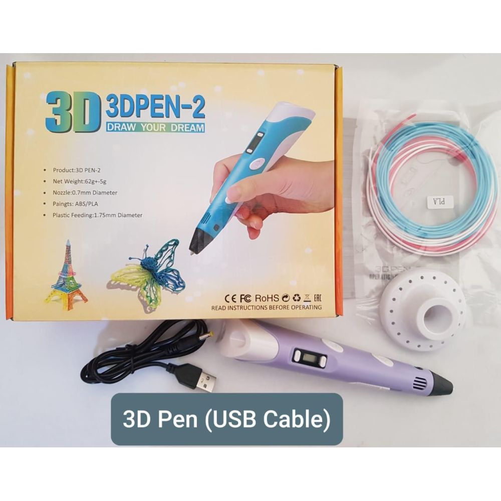 3D Printing Drawing Pen	USB Cable Version_2.0 Box Pkg
