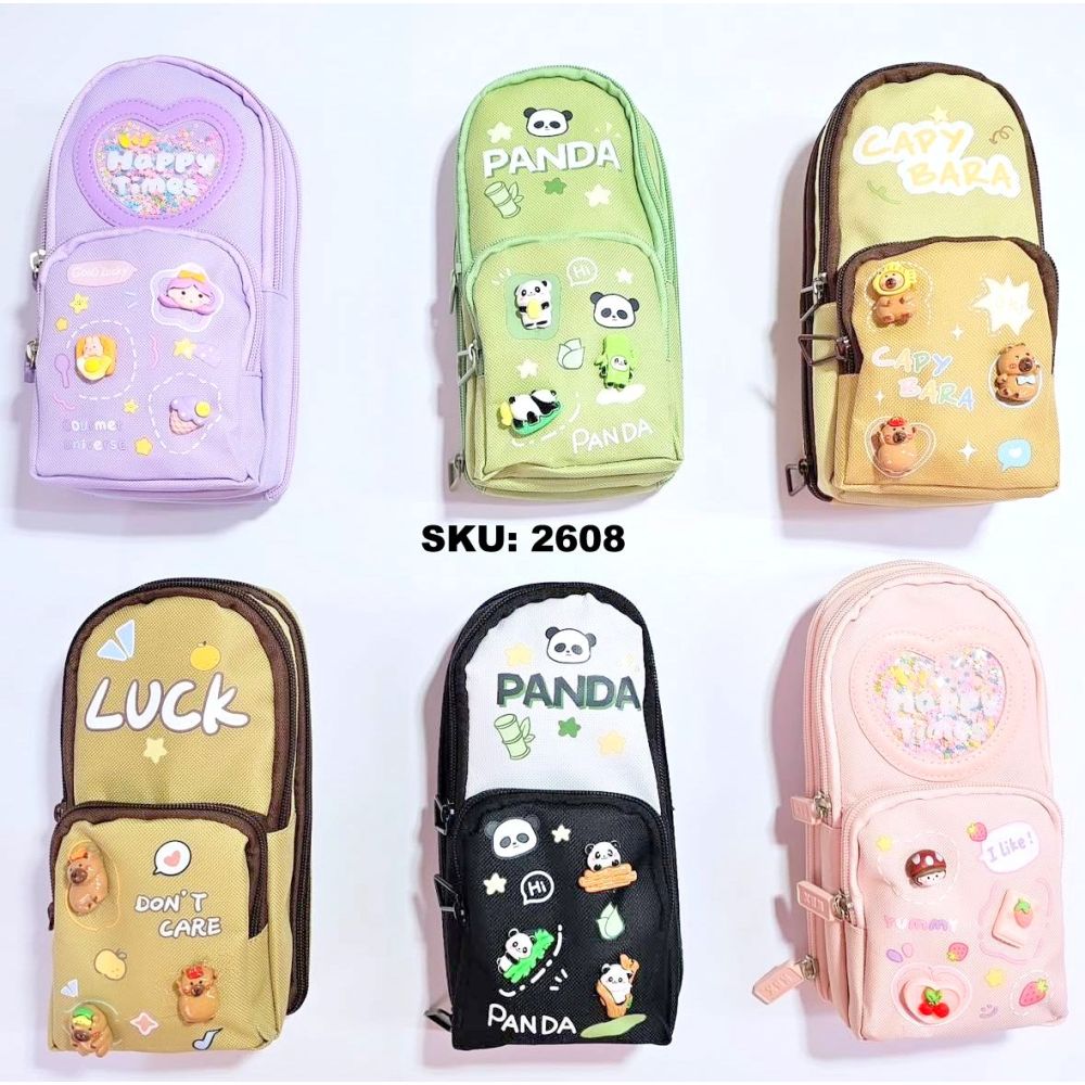 Backpack Pencil Pouch_Three Layer_Opp Pkg