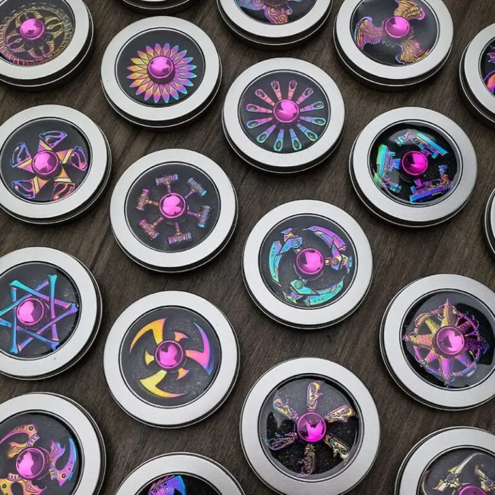 Metal Fidget Spinner_Raindom Desgine_Loose Pkg